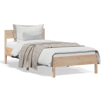 ARDEBO.de - Massivholzbett ohne Matratze 90x190 cm Kiefernholz