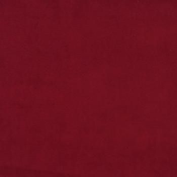 Schlafsofa 2-Sitzer mit 2 Kissen Weinrot Samt