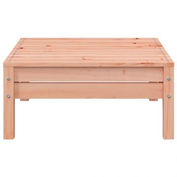 Gartensofa mit Kissen und Fußhocker Massivholz Douglasie