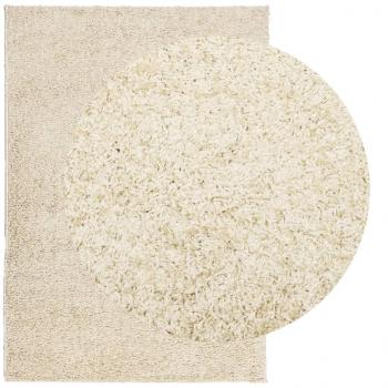Teppich Shaggy Hochflor Modern Golden 140x200 cm