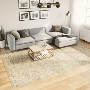 ARDEBO.de - Teppich Shaggy Hochflor Modern Golden 240x340 cm