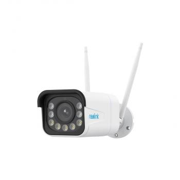 ARDEBO.de Reolink W430 Bullet Überwachungskamera, 8MP, WLAN, Farb-Nachtsucht, 5-fach optischer Zoom, Weiß
