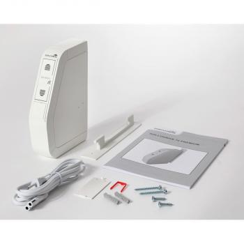 Schellenberg RolloDrive 75 Premium Rollladengurtantrieb, bis 5 m², elektrischer Gurtwickler Aufputz mit Funk, weiß (22576)