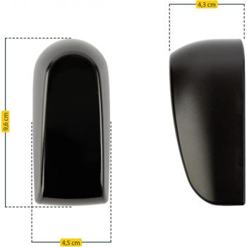 Schellenberg Lichtschranke für Torantriebe, 2-teiliges Set, schwarz (60030)