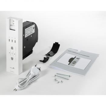 Schellenberg RolloDrive 65 Standard Rollladengurtantrieb, bis 6 m², elektrischer Gurtwickler Unterputz, weiß, 22765