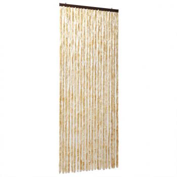 ARDEBO.de - Fliegenvorhang Beige 100x230 cm Chenille