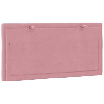 Kopfteil-Kissen Rosa 100 cm Samt