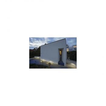 SLV PEMA Outdoor Wandleuchte, TC-(D,H,T,Q)SE, IP44, rechteckig, grau, max. 15W (230034)