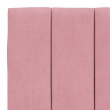 Kopfteil-Kissen Rosa 80 cm Samt