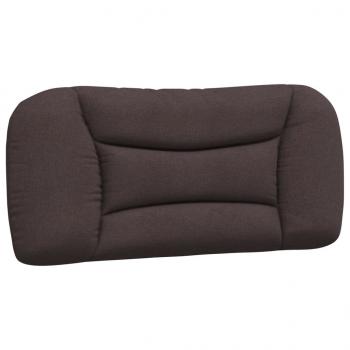 Kopfteil-Kissen Dunkelbraun 90 cm Stoff