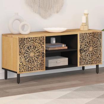 ARDEBO.de - TV-Schrank 105x33x46 cm Massivholz Mango