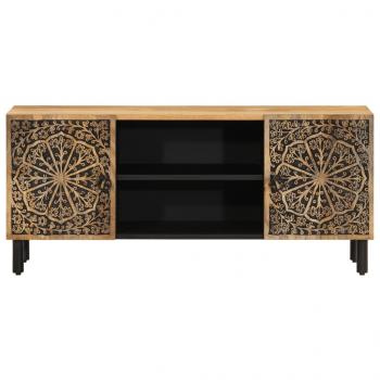 TV-Schrank 105x33x46 cm Massivholz Mango
