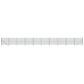 Maschendrahtzaun Grün 1,6x25 m Verzinkter Stahl