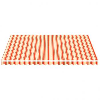 Markisenbespannung Gelb und Orange 4,5x3,5 m