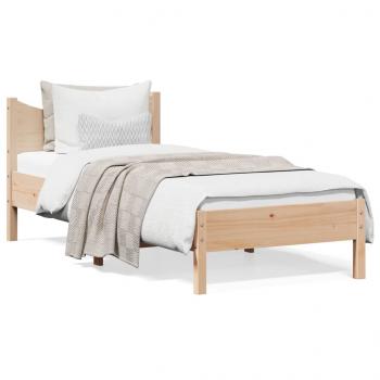 ARDEBO.de - Massivholzbett ohne Matratze 90x190 cm Kiefernholz