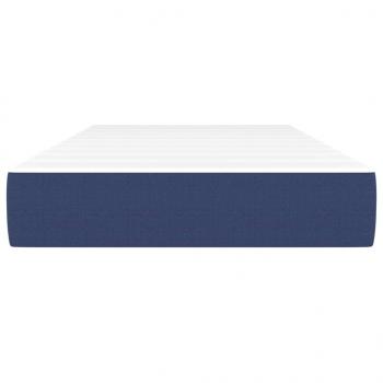 Taschenfederkernmatratze Blau 120x190x20 cm Stoff