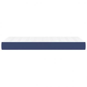 Taschenfederkernmatratze Blau 120x190x20 cm Stoff