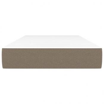 Taschenfederkernmatratze Taupe 120x190x20 cm Stoff