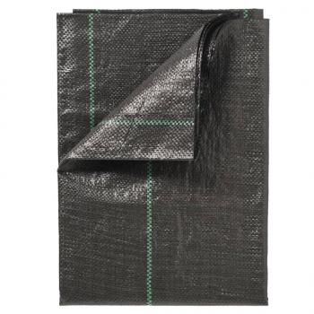 ARDEBO.de - Nature Unkrautschutz-Bodenplane 2x10 m Schwarz