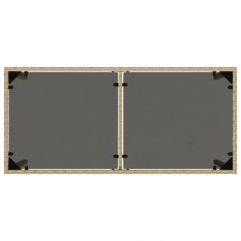 5-tlg. Garten-Essgruppe mit Kissen Beige Poly Rattan