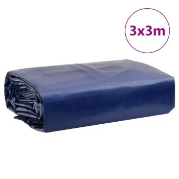 Abdeckplane Blau 3x3 m 650 g/m²