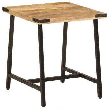 ARDEBO.de - Beistelltisch 45x45x50 cm Massivholz Mango und Eisen