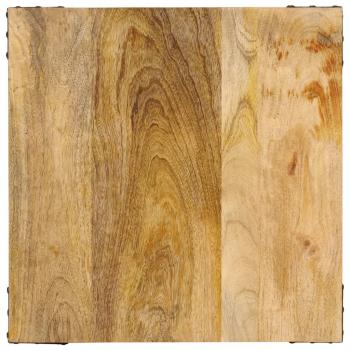 Beistelltisch 45x45x50 cm Massivholz Mango und Eisen