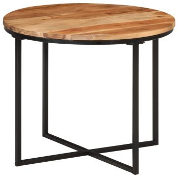ARDEBO.de - Couchtisch 55x55x45 cm Massivholz Akazie und Eisen