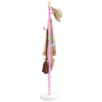 ARDEBO.de - Garderobenständer Rosa 172 cm Pulverbeschichtetes Eisen