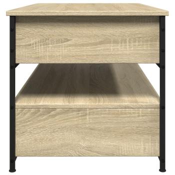 Couchtisch Sonoma-Eiche 85x50x50 cm Holzwerkstoff und Metall