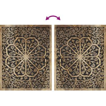 4-tlg. Badmöbel-Set Massivholz Mango