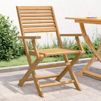ARDEBO.de - Gartenstühle 2 Stk. Klappbar 54,5x61,5x86,5cm Massivholz Akazie