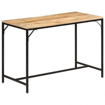 ARDEBO.de - Esstisch 110x55x75 cm Raues Massivholz Mango und Eisen