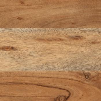 Truhe 60x30x30 cm Massivholz Akazie und Eisen
