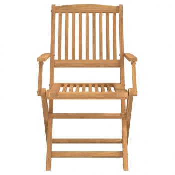 Gartenstühle 4 Stk. Klappbar 57,5x54,5x90 cm Massivholz Akazie