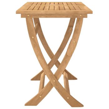 Gartentisch Klappbar 110x55x75 cm Massivholz Akazie