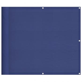 Balkon-Sichtschutz Blau 90x700 cm 100 % Polyester-Oxford