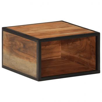 ARDEBO.de - Wand-Nachttisch 35x35x20 cm Massivholz Akazie