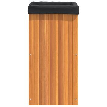 ARDEBO.de - Pflanzkübel 45x45x90 cm Massivholz Akazie