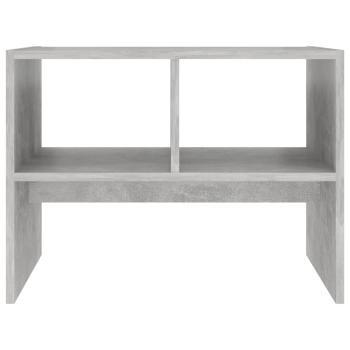 ARDEBO.de - Beistelltisch Betongrau 60x40x45 cm Holzwerkstoff