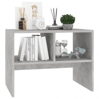 Beistelltisch Betongrau 60x40x45 cm Holzwerkstoff