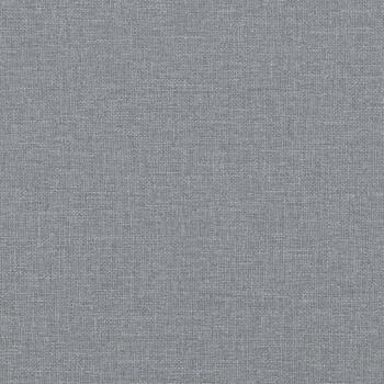 Fußhocker Hellgrau 77x55x31 cm Stoff