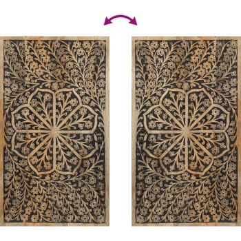 3-tlg. Badmöbel-Set Massivholz Mango