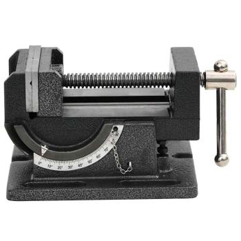 Maschinenschraubstock Kippbar Handbetrieben 110 mm 