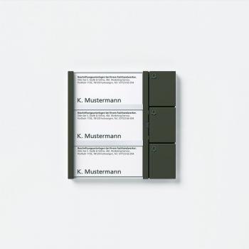 ARDEBO.de Siedle TM 611-03 GM Tasten-Modul, graphitbraun-metallic (200022031-00)