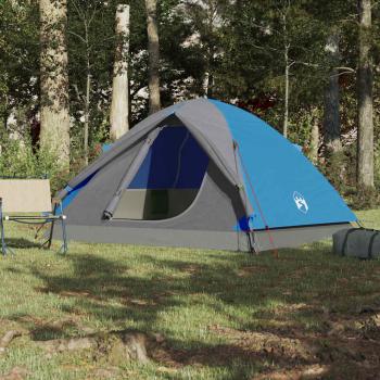 Kuppel-Campingzelt 6 Personen Blau Wasserdicht