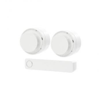 ARDEBO.de Hekatron ORS Funkset 155 Funkauchschalter Set, d=80mm, weiß (31-4100025-01-01)