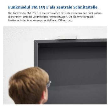 Hekatron ORS Funkset 155 Funkauchschalter Set, d=80mm, weiß (31-4100025-01-01)