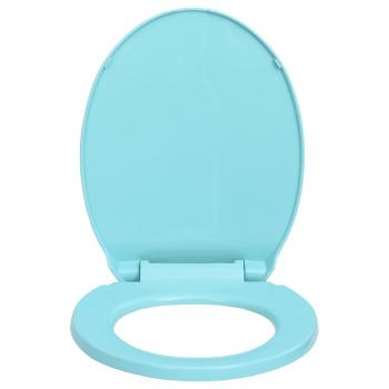Toilettensitz mit Absenkautomatik Grün Oval