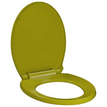 Toilettensitz mit Absenkautomatik Grün Oval